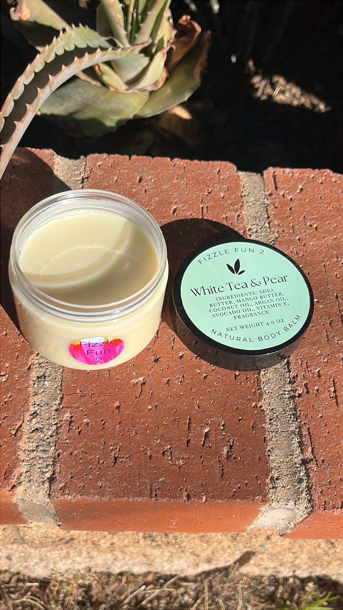 2 oz White Tea & Pear Shea Coconut Body Balm
