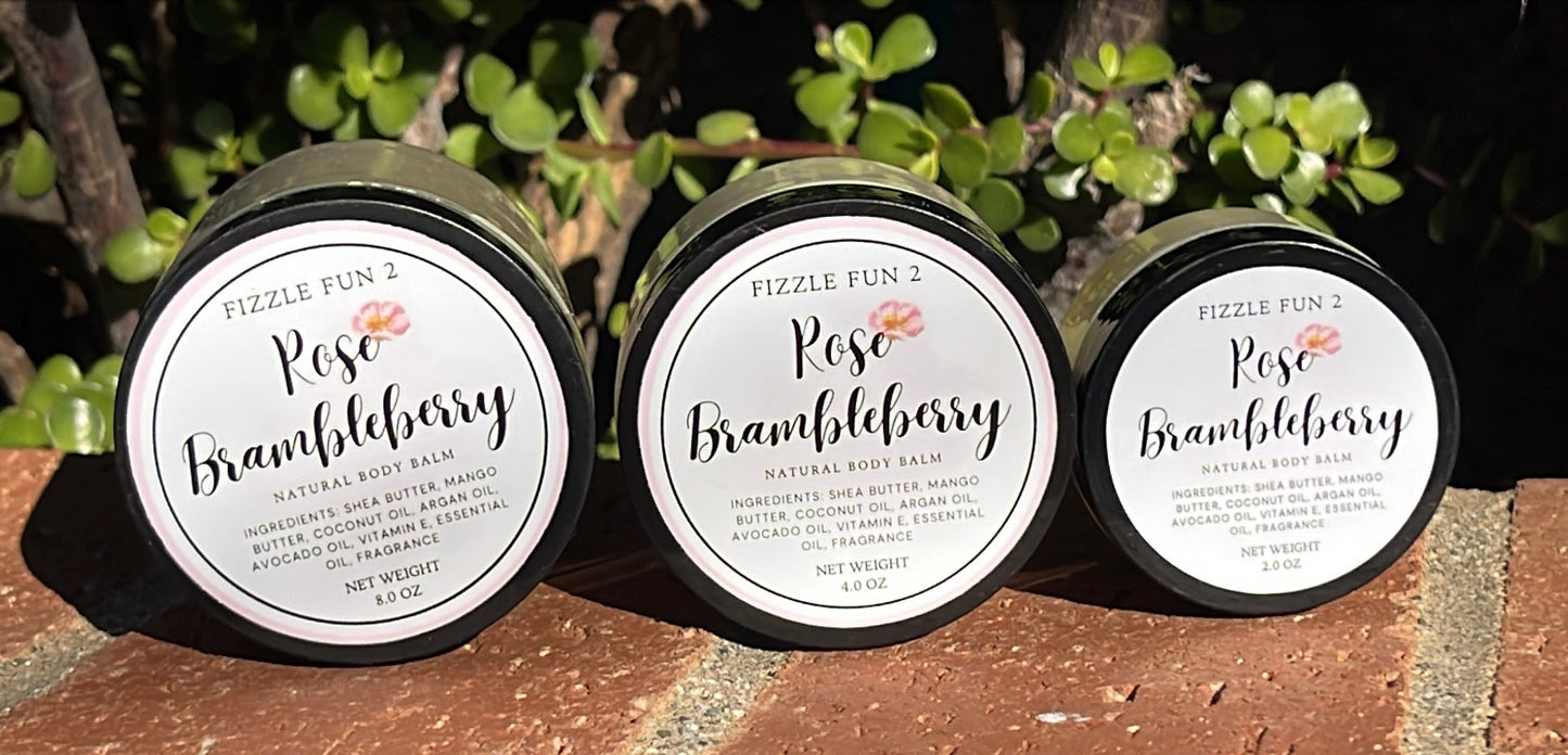Set of 3 Rose/Brambleberry Body Balms