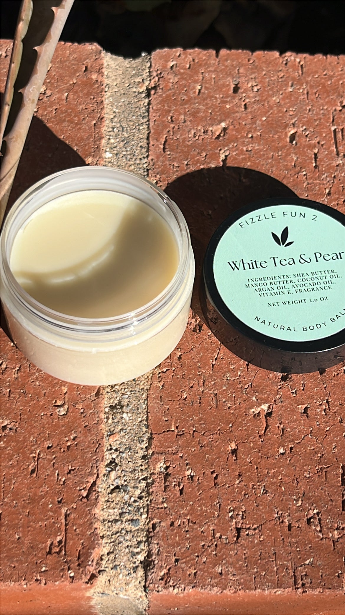 2 oz White Tea & Pear Shea Coconut Body Balm