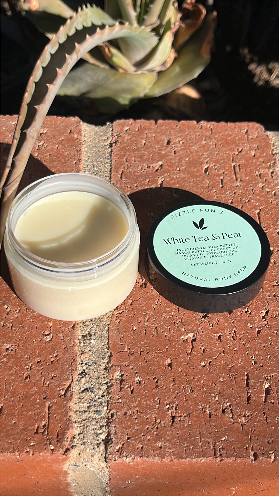 2 oz White Tea & Pear Shea Coconut Body Balm