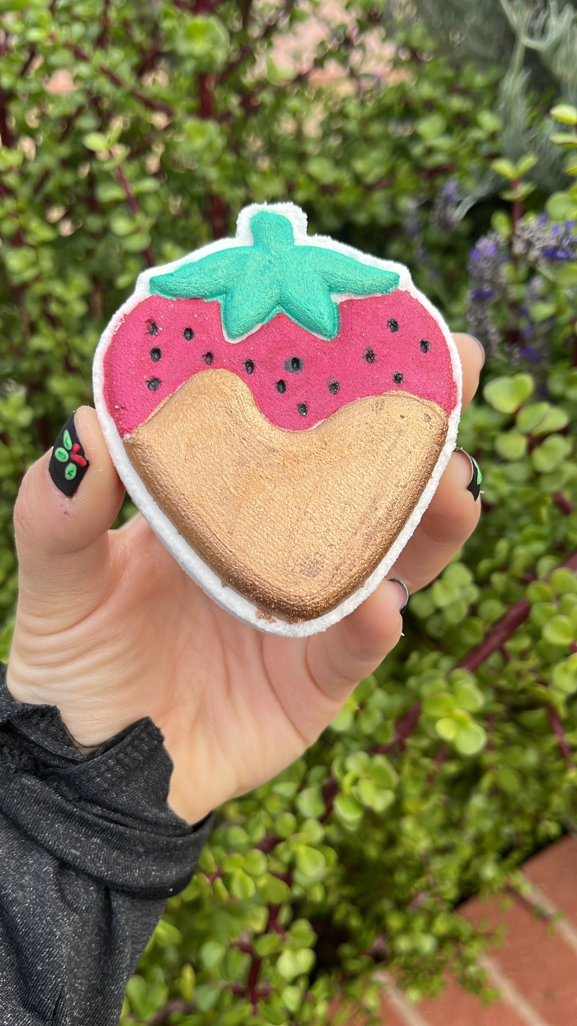 Dipped Strawberry Bath Bomb