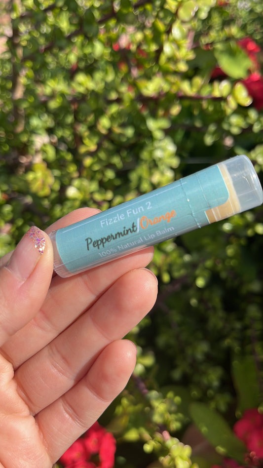 Peppermint Orange Lip Balm