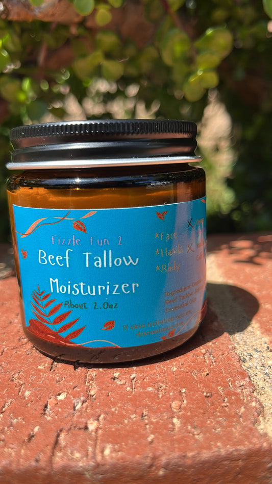 Beef Tallow Moisturizer Orange Vanilla 2oz