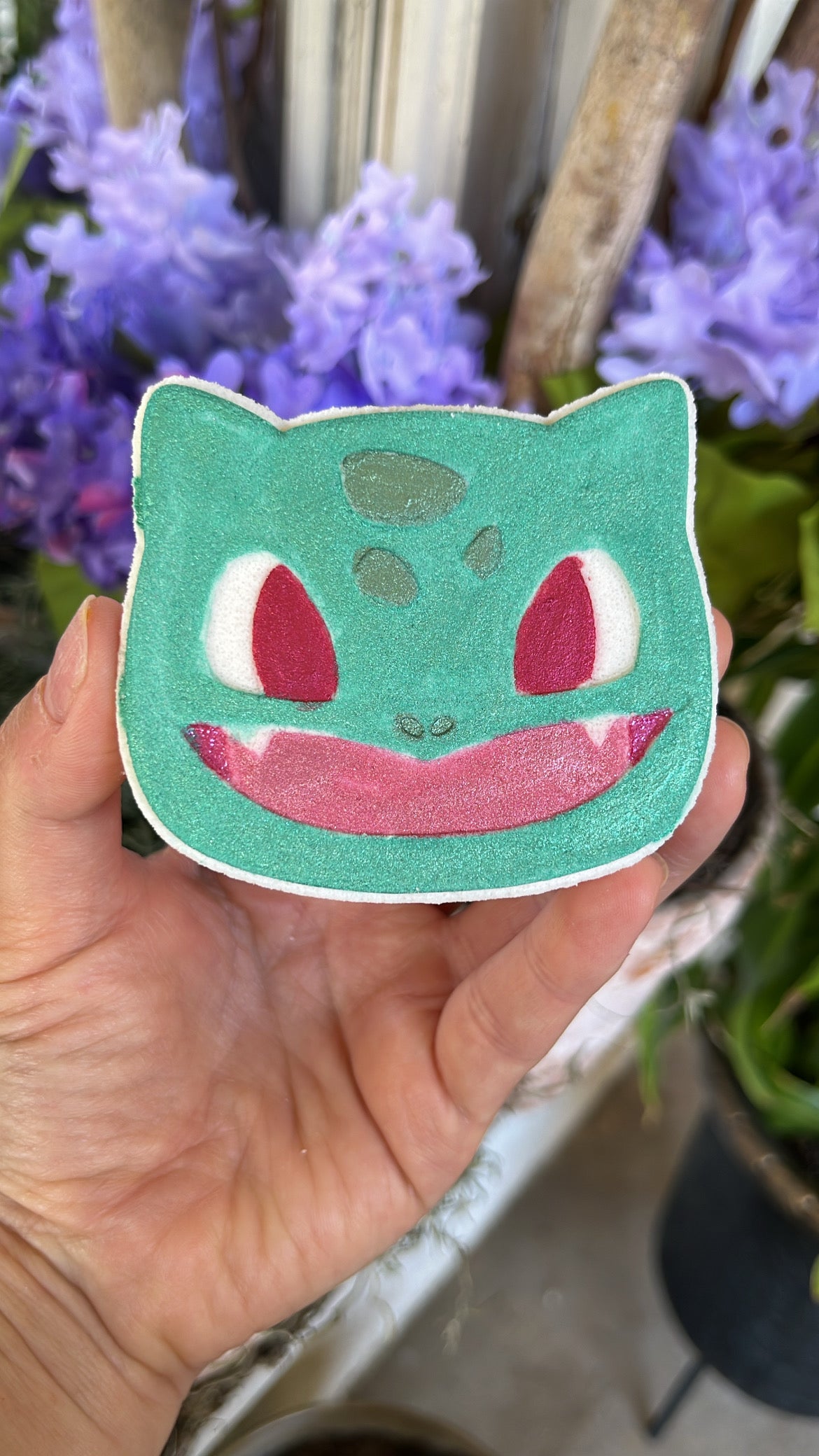 Bulbasaur Bath Bomb